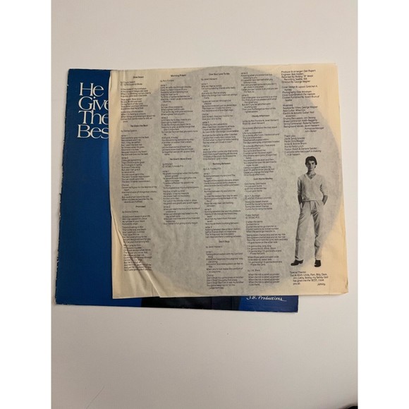 John Butler He Gives The Best LP JB Productions JBLP 19801 Orig Inner VG+ - Picture 4 of 9